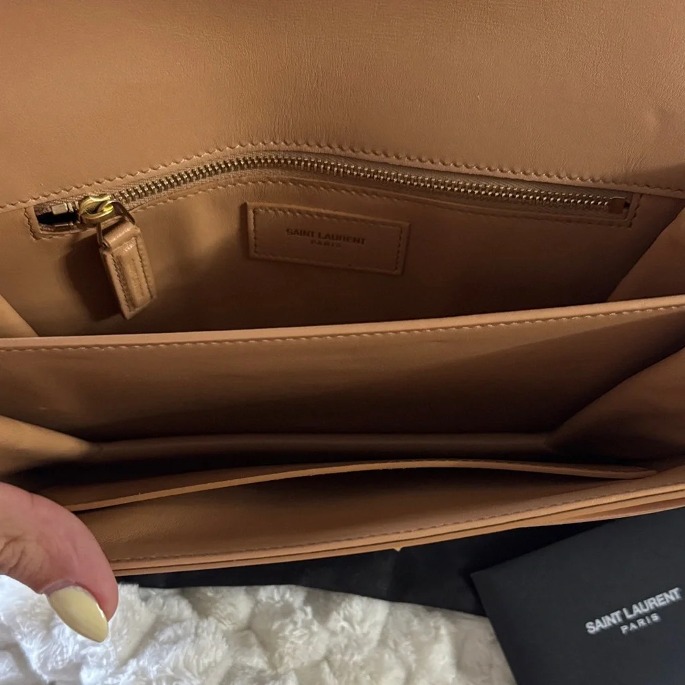 Saint Laurent Le Maillon cloth crossbody bag